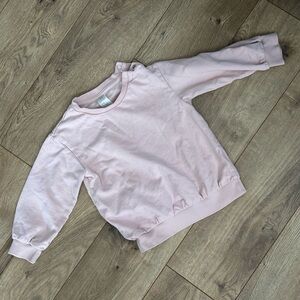 Light pink crewneck sweatshirt